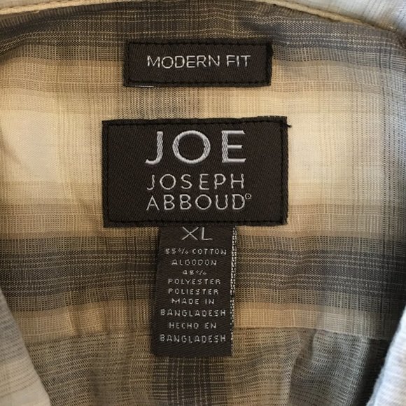 JOSEPH ABBOUD "Modern Fit" Plaid Dress Shirt NEW WITH TAG! - Picture 12 of 14